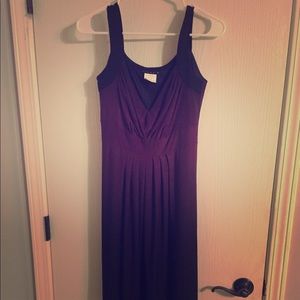 Purple ombré knee length dress